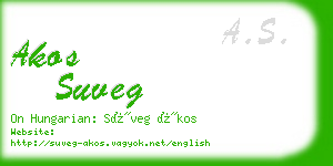 akos suveg business card